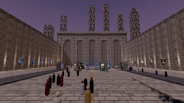 The plaza at eight