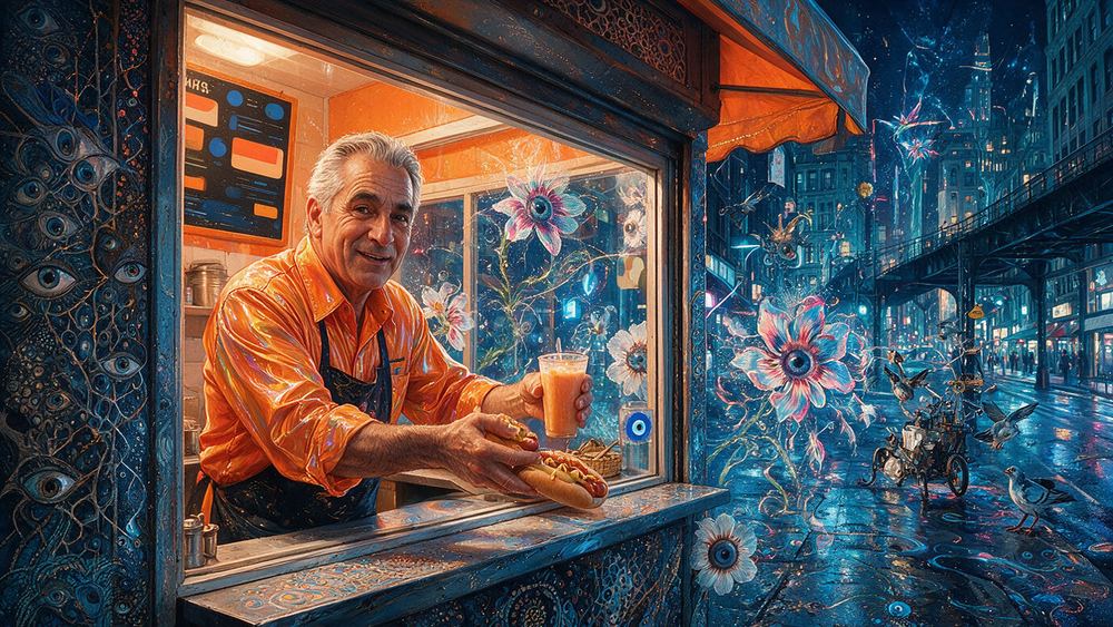 The Man at the Papaya Window
