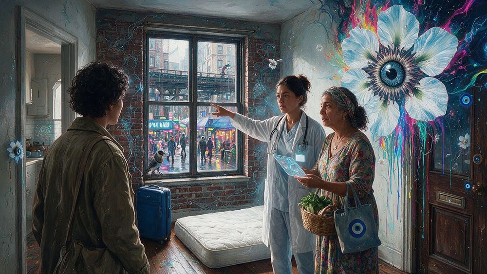 Miriam Halpern, a nurse on her third day in the country