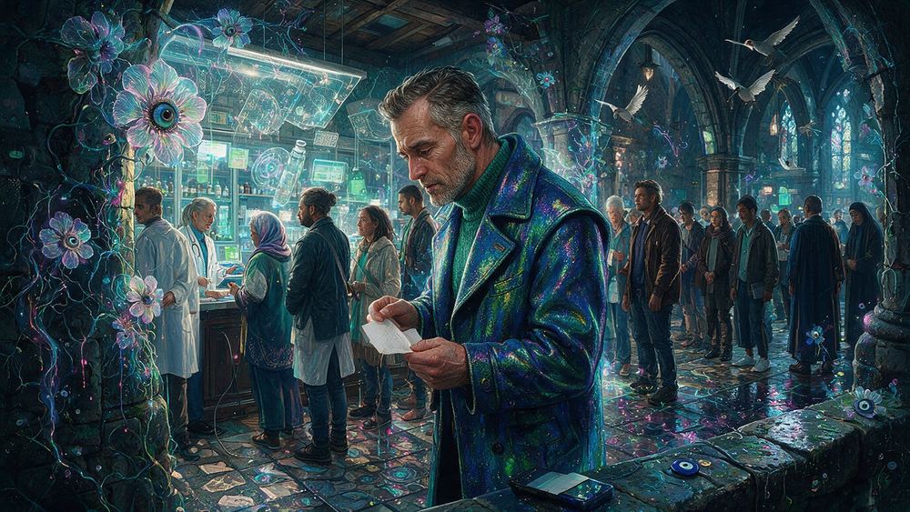 Salvatore Hollingsworth, a longevity clinic patient with a full protocol and no friends
