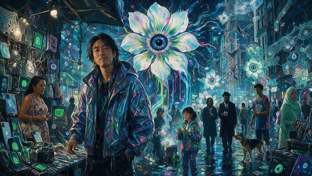 Chen Ueda, a man who makes art out of the moment a video file breaks