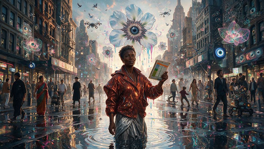 Shantel Blackman, a woman who runs the block's flood text chain