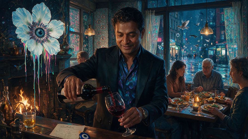 Rosario Gurung, a sommelier who has stopped explaining and just pours
