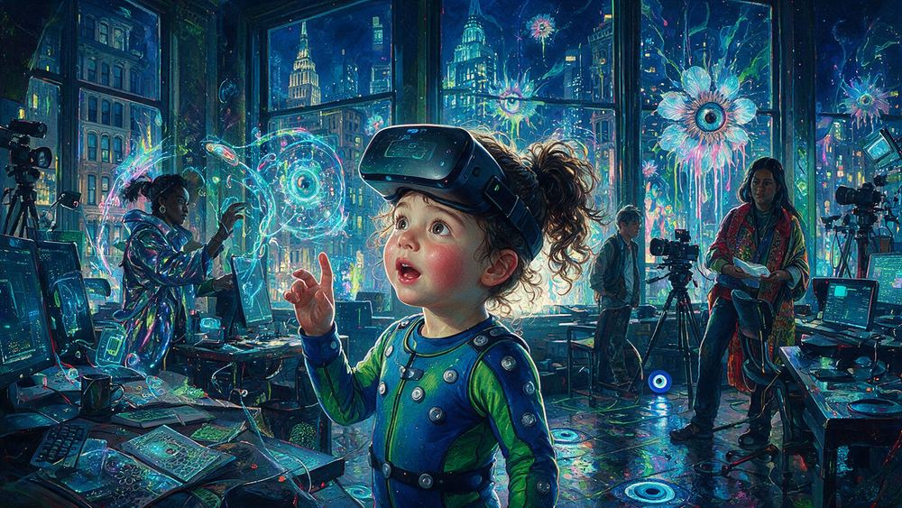 Layal Ozturk, a child who met a virtual character at a fair and asked where she lives