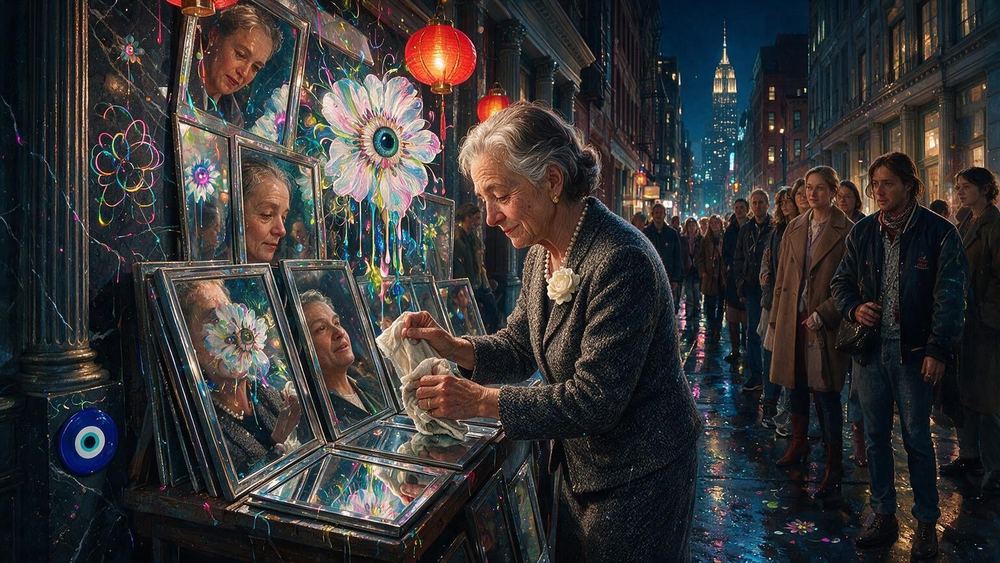 The Mirror Vendor of Mott Street