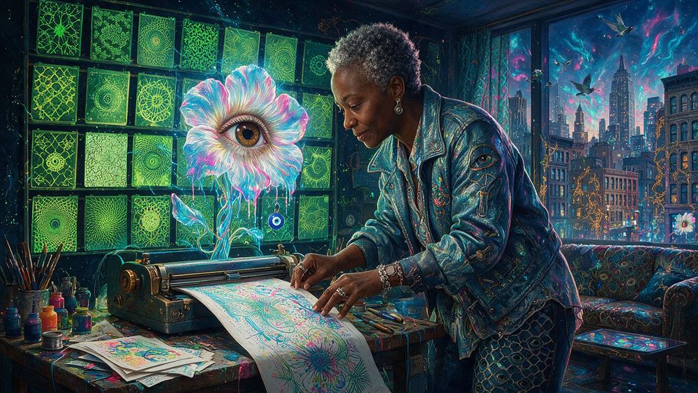 Icilda Saint-Fleur, a teacher who runs a machine art class in a Red Hook warehouse