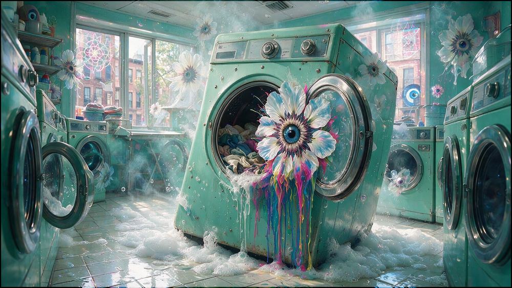 The Laundry Machine Sings Off Balance