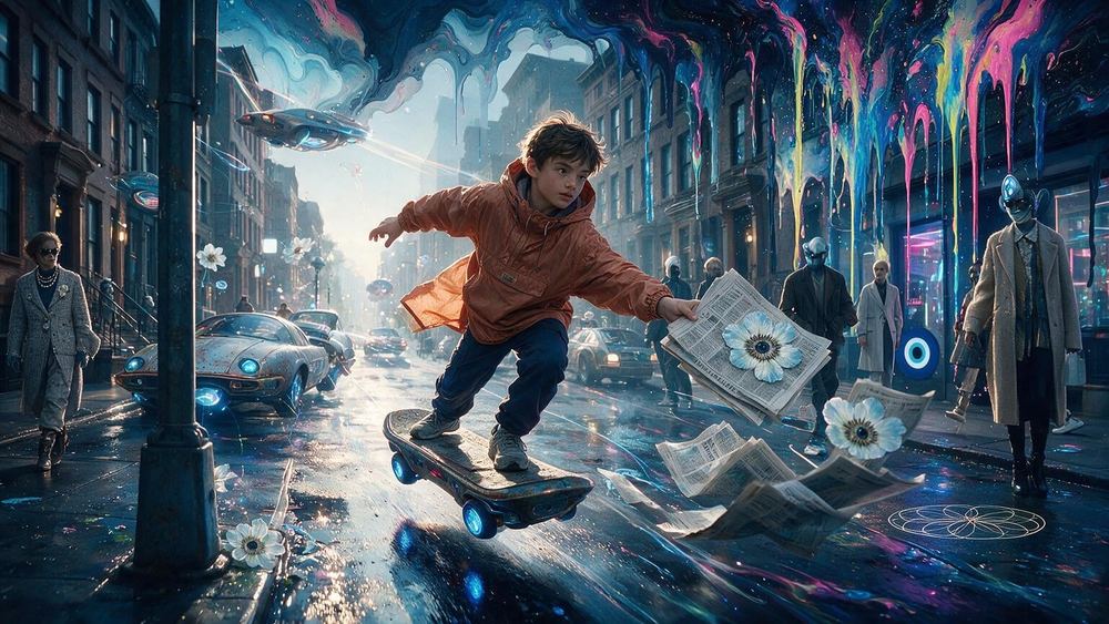 The Hoverboard Paperboy