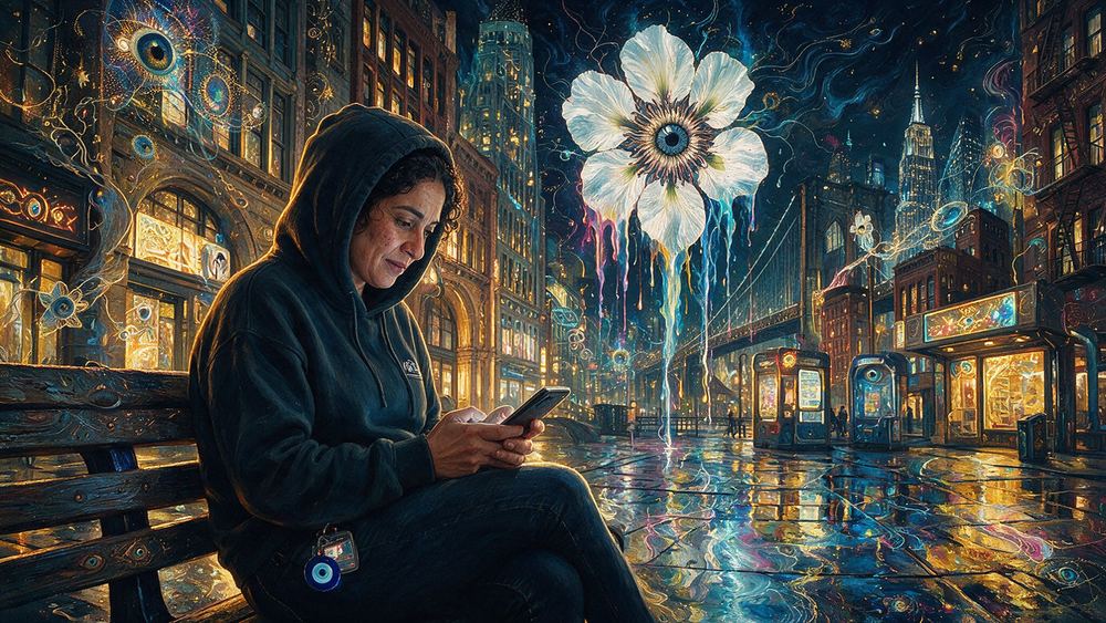 Hoda Sabbagh, a woman answering tickets from an office bathroom