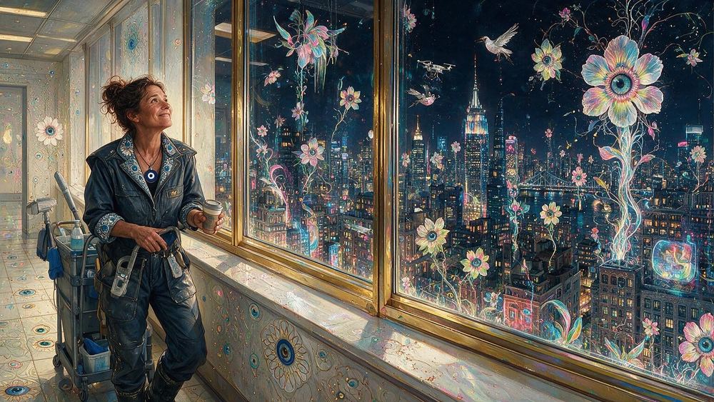 The Woman Who Cleans the Towers