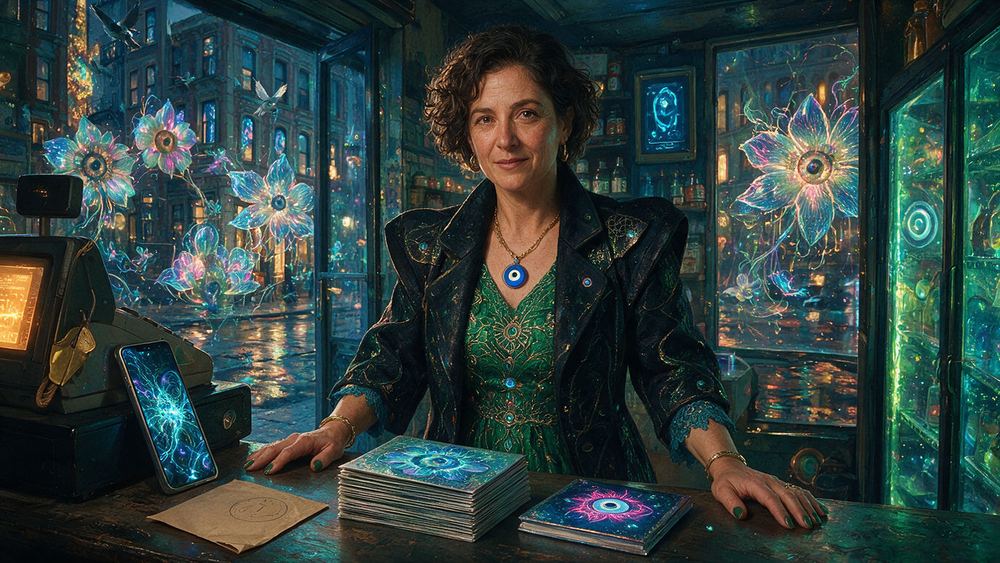 Devorah Rosenblatt, a woman who launches an edition of thirty beside a single one of one