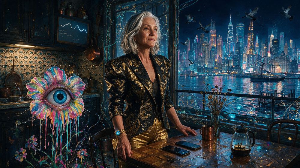 Agnieszka Kowalczyk, a retiree who lost it and goes back every morning