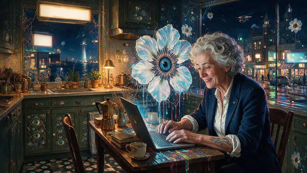 Esti Friedlander, a retiree who lost it and goes back every morning