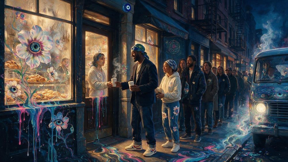 The Pastry Line at Dawn