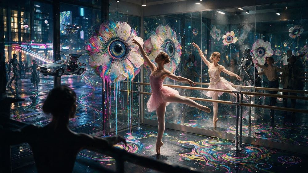 The Ballerina at the Barre