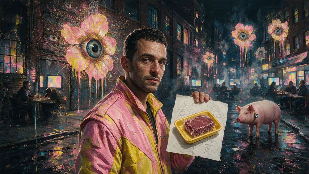 The Man Who Paints Us as Ground Beef, for Die With The Most Likes