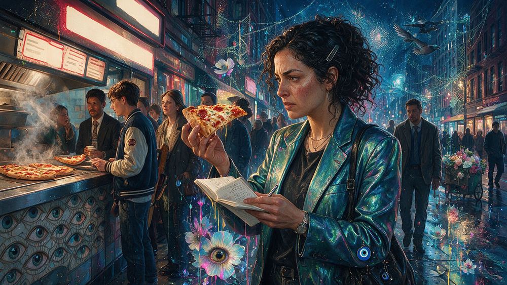 Yasmin Osmani, a woman who reviews every slice in the city and means it
