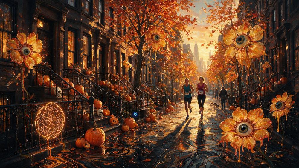 October in New York