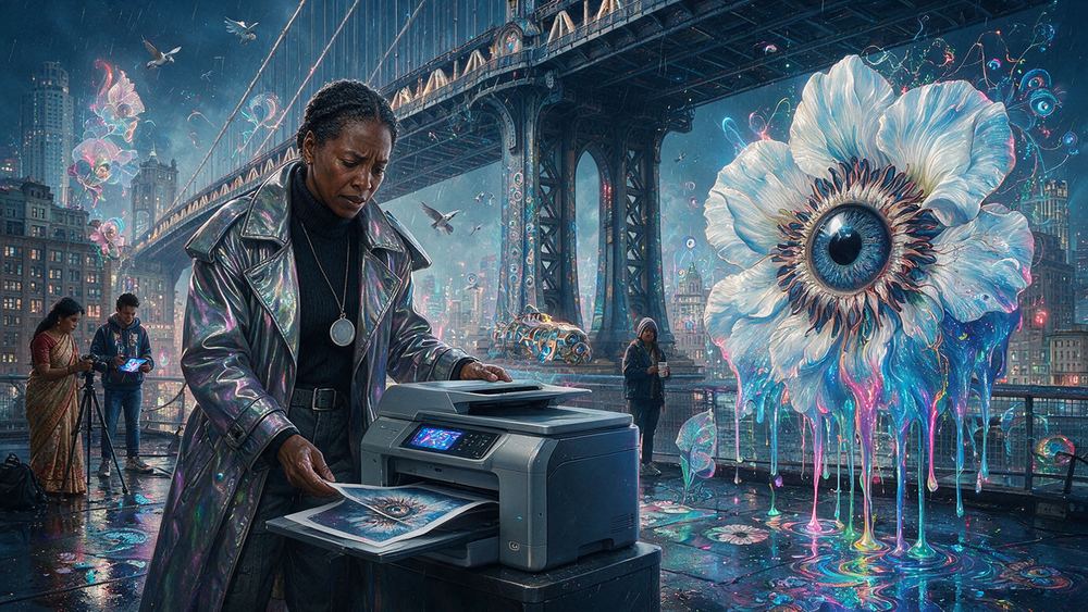 Shanice Pinkney, a woman who shoots long exposures from a DUMBO rooftop