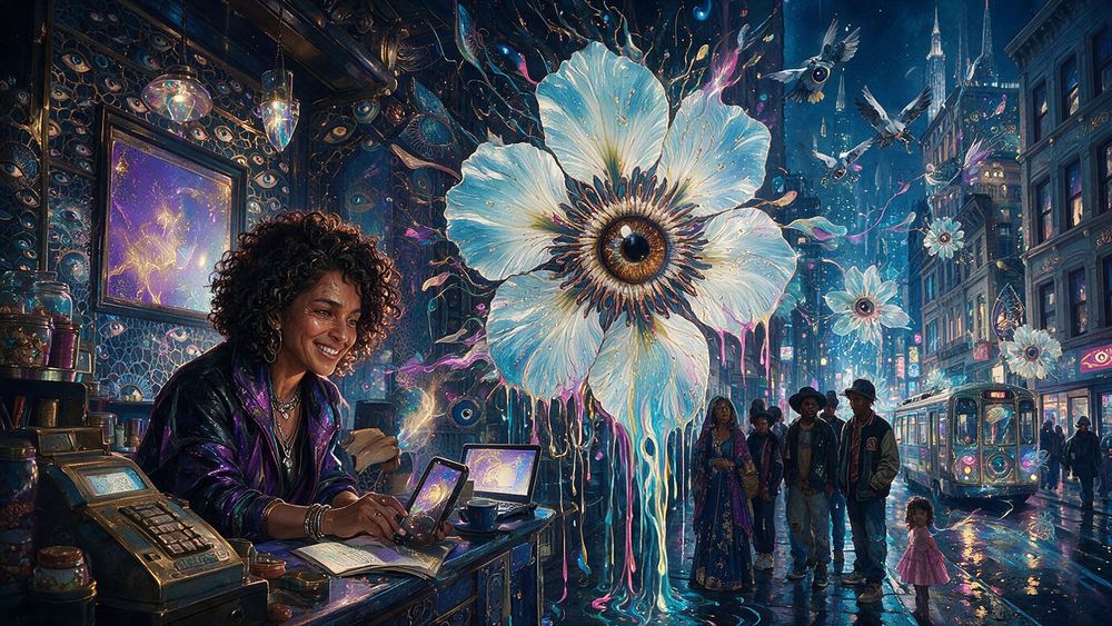 Xiomara Almonte, a woman who airdrops a derivative to everyone who bought her first piece