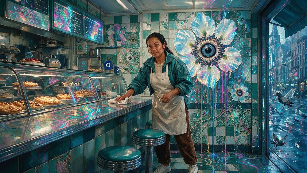 Rosalba Ocampo, a server at a Second Avenue dairy counter with no meat since 1919