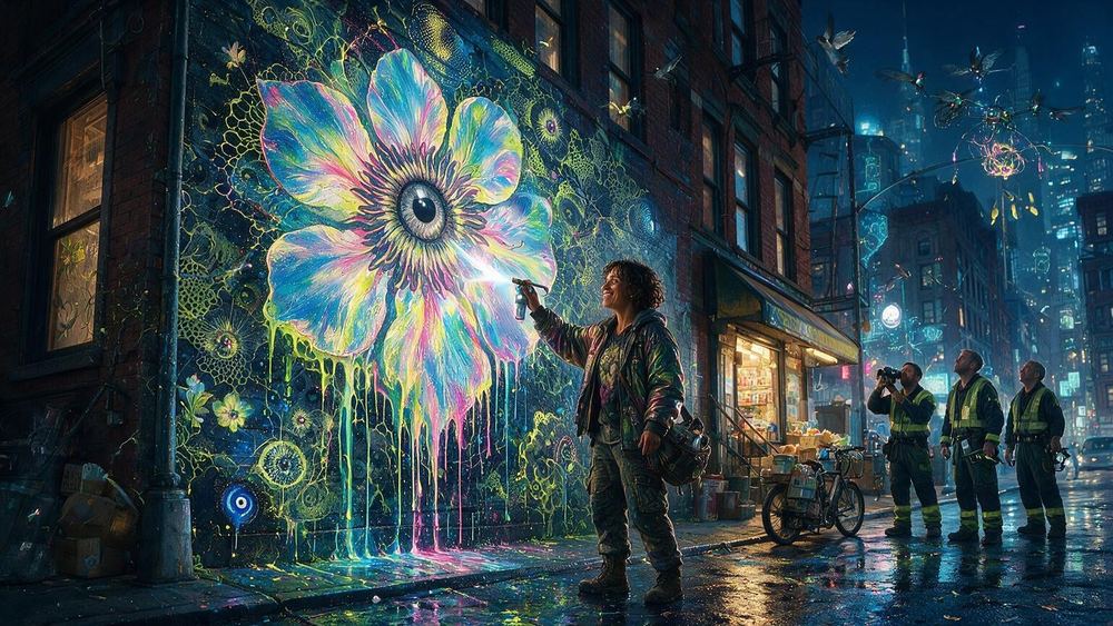 The Overlay Graffiti Writer