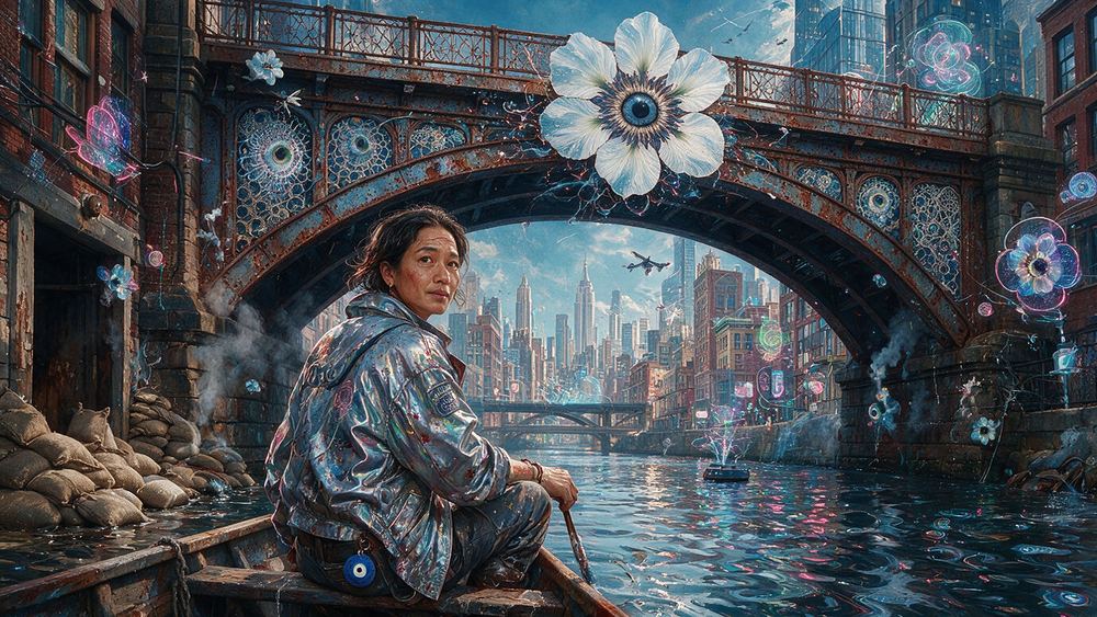 Bo Jeong, a bridge painter who watches the tide all day