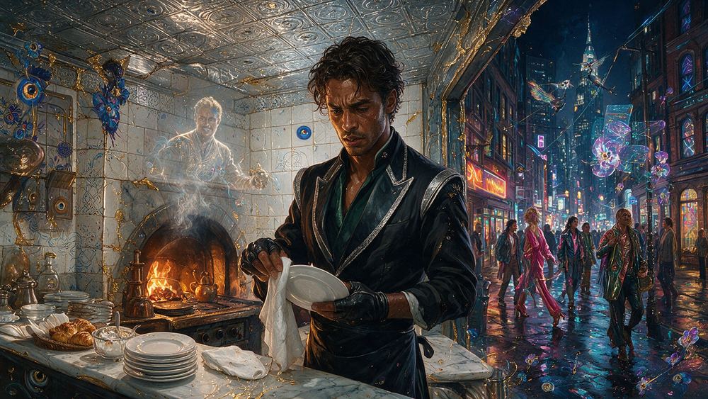 Malachi Ballard, a waiter in a pressed tin Williamsburg room that has not changed since 1900