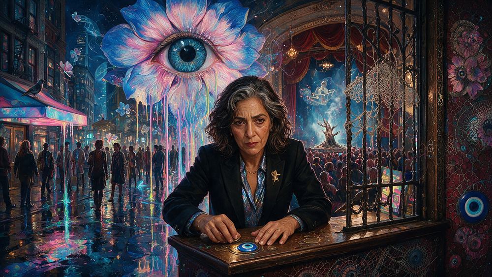 Yasmin Barakat, a woman who has run the amateur night for thirty years