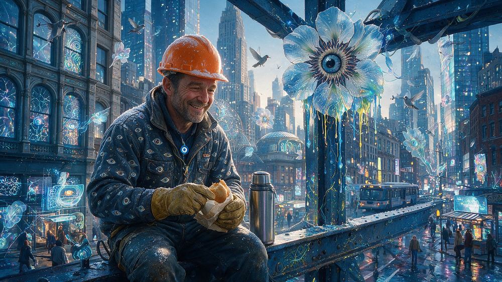 Silvio Moran, an ironworker whose grandmother did the same trade