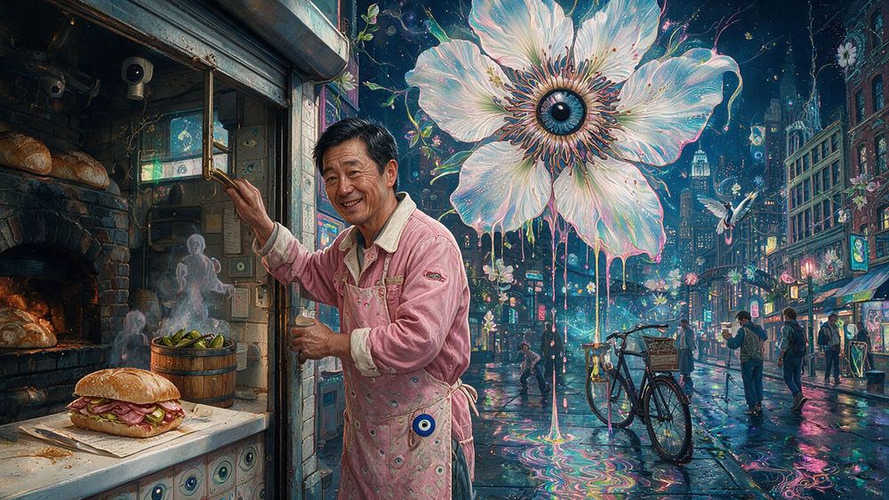 Hyun-woo Chow, a man who has eaten the same lunch at this counter since 1974