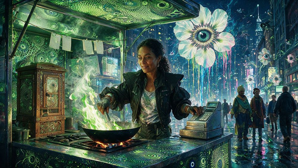 Maeve Buonocore, a woman who counts the register at dawn