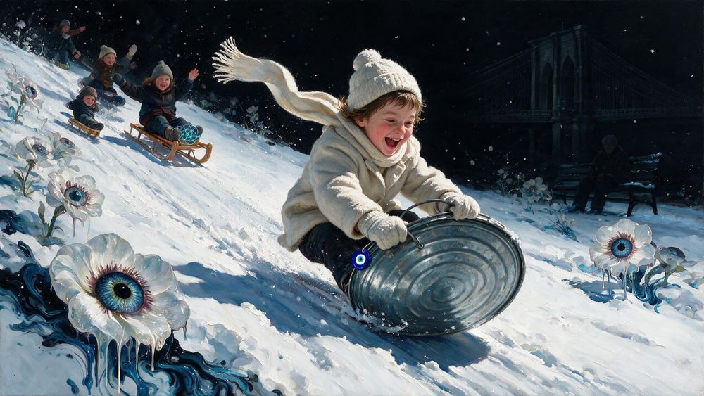 The Trash Lid Sled
