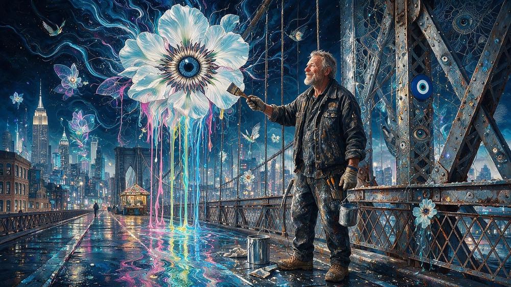 The Bridge Painter Who Never Finishes