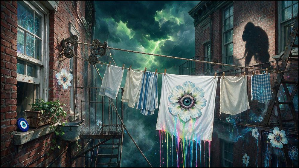 The Laundry Line Between Windows