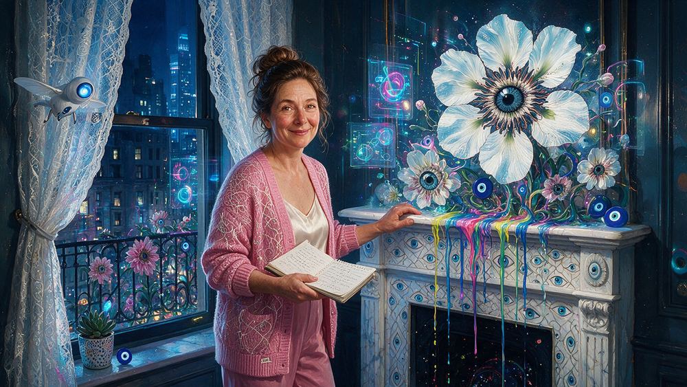 Leah Teitelbaum, a night companion paid to simply be awake in a house