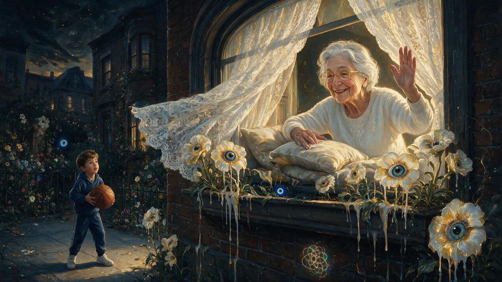 The Window Watcher's Wave