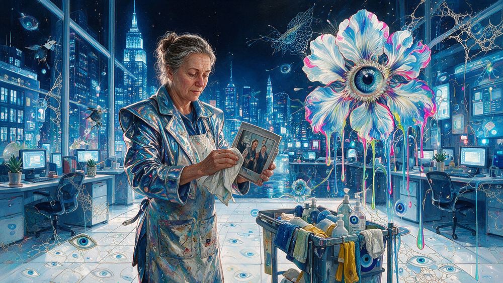 The Woman Who Cleans the Offices