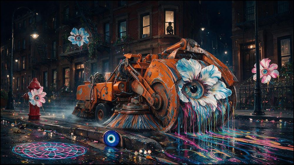 The Street Sweeper's Route