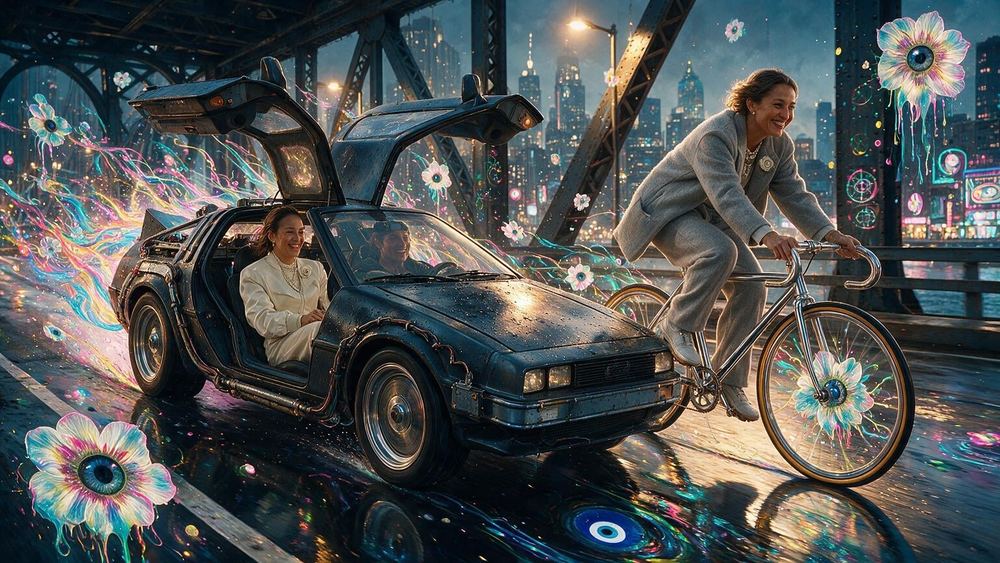 The Coupe and the Cyclist