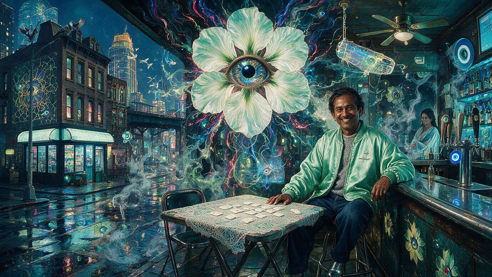 Devendra Raghunathan, a newsstand operator who is a switchboard for a whole corner