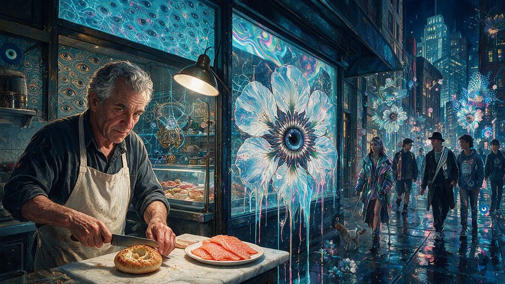 Ossie Pratt, a bialy baker who starts at three in the morning