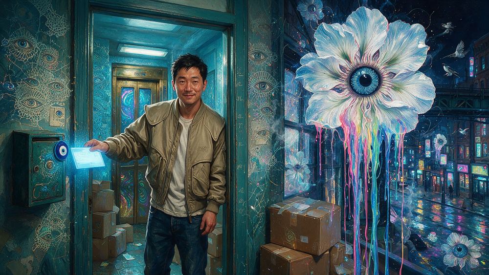 Jae-won Kwon, a man living in a legally impossible mezzanine he built himself