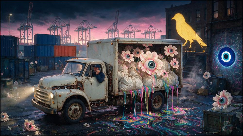 The Laundry Van at Dawn