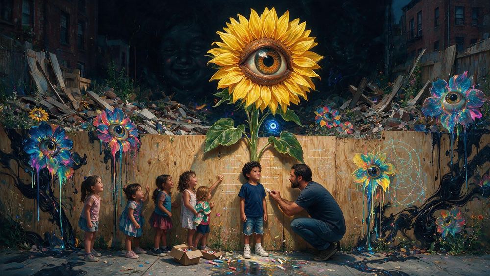The Vacant Lot Sunflower