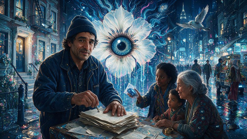Bassam Kholghi, a man who pins the files so they do not vanish