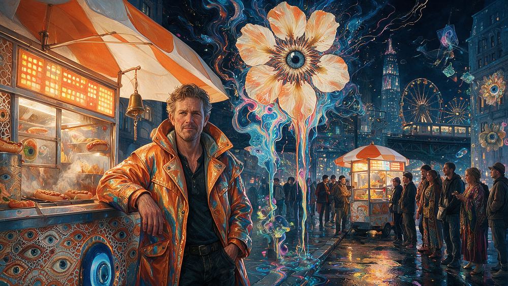 Yaroslav Adamczyk, a man at an Upper West Side papaya and hot dog window