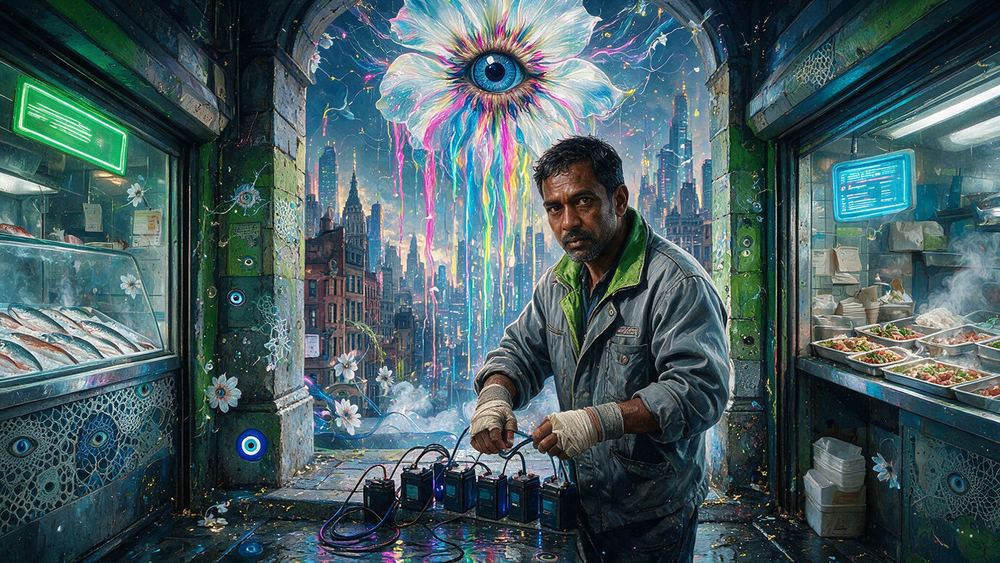 Suresh Venkatesan, a fish market cutter whose hands have not been warm since 1998