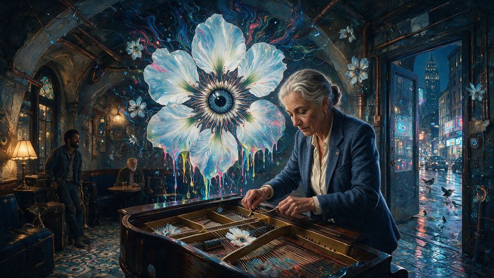 Rivka Halpern, a woman who sold merch from a card table for two decades