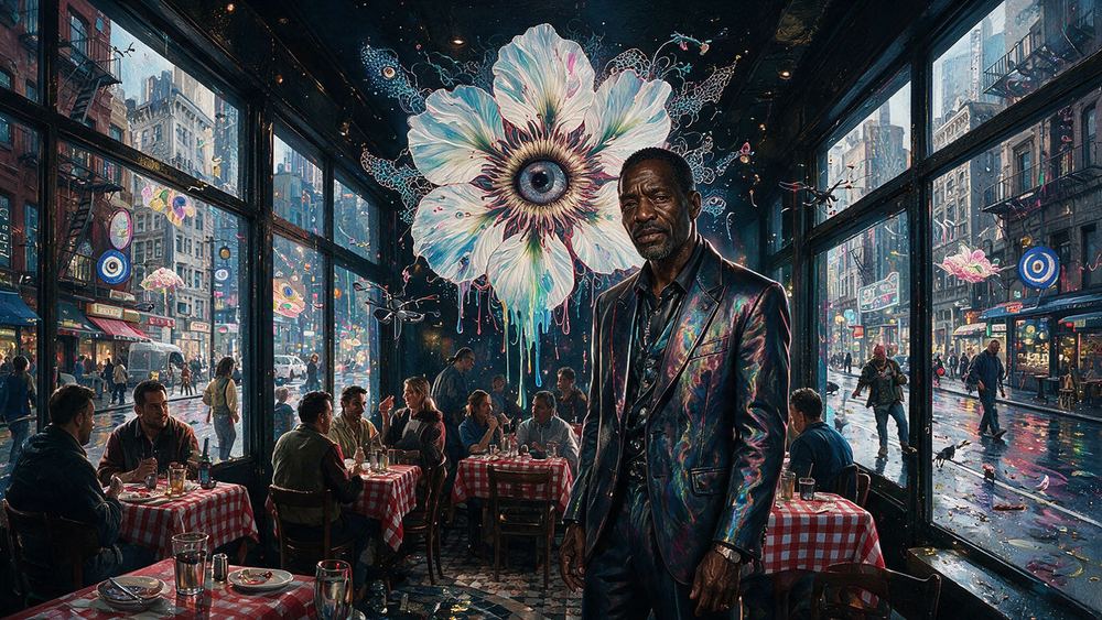 Winston Toussaint, a waiter in a ten table East Harlem room where nobody new gets in